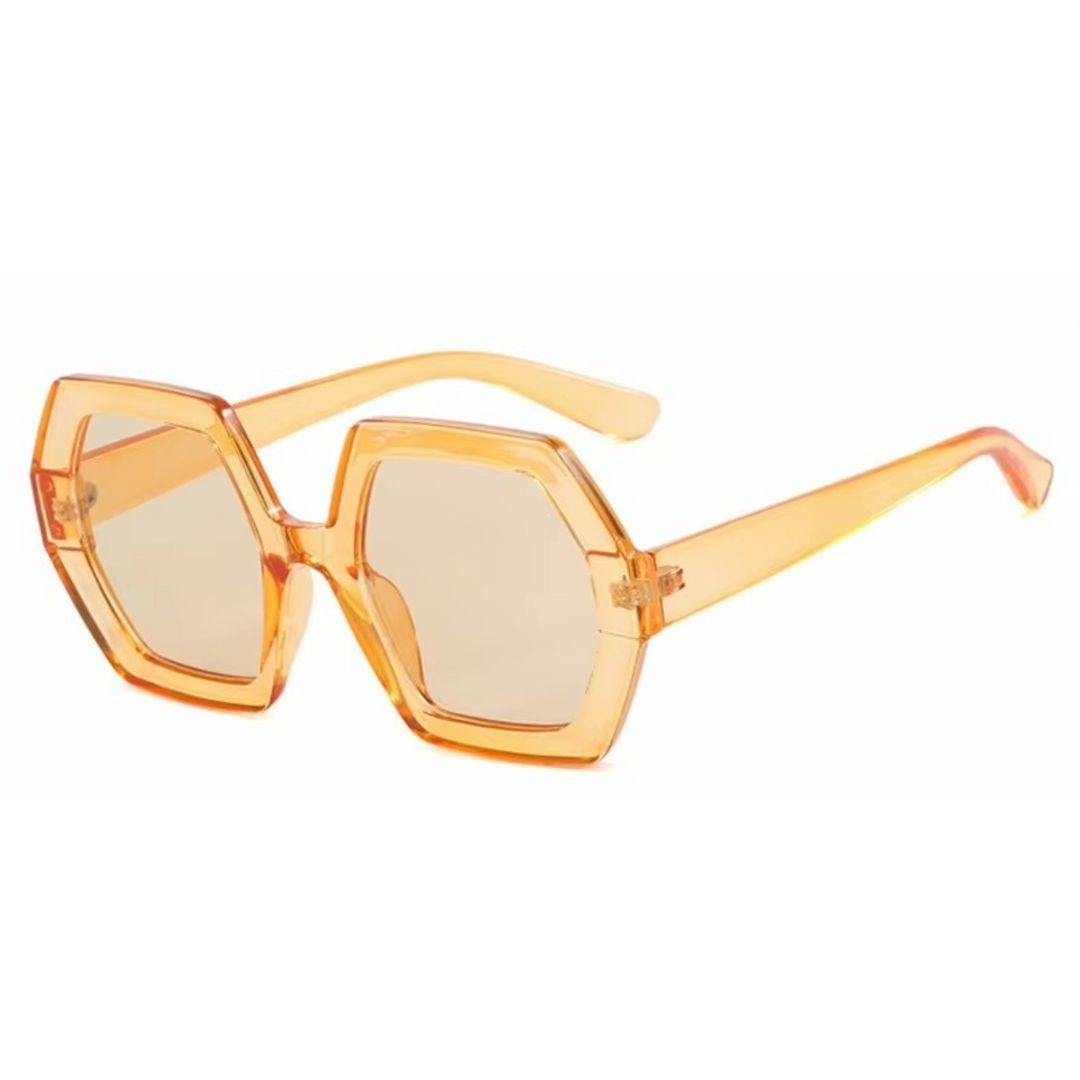 Reboto™ | Bold Elegance – Oversized Polygon Sunglasses