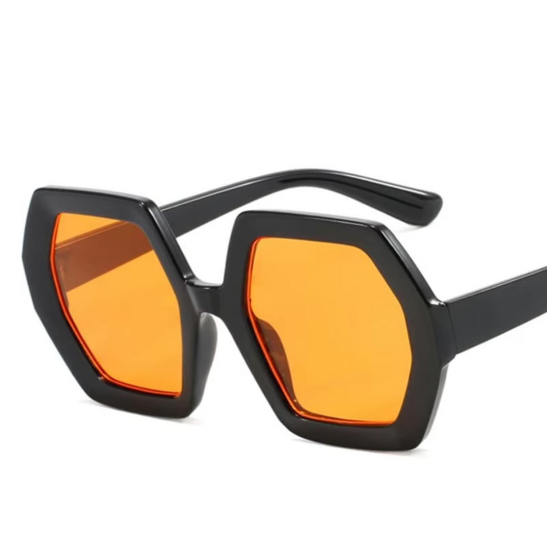 Reboto™ | Bold Elegance – Oversized Polygon Sunglasses