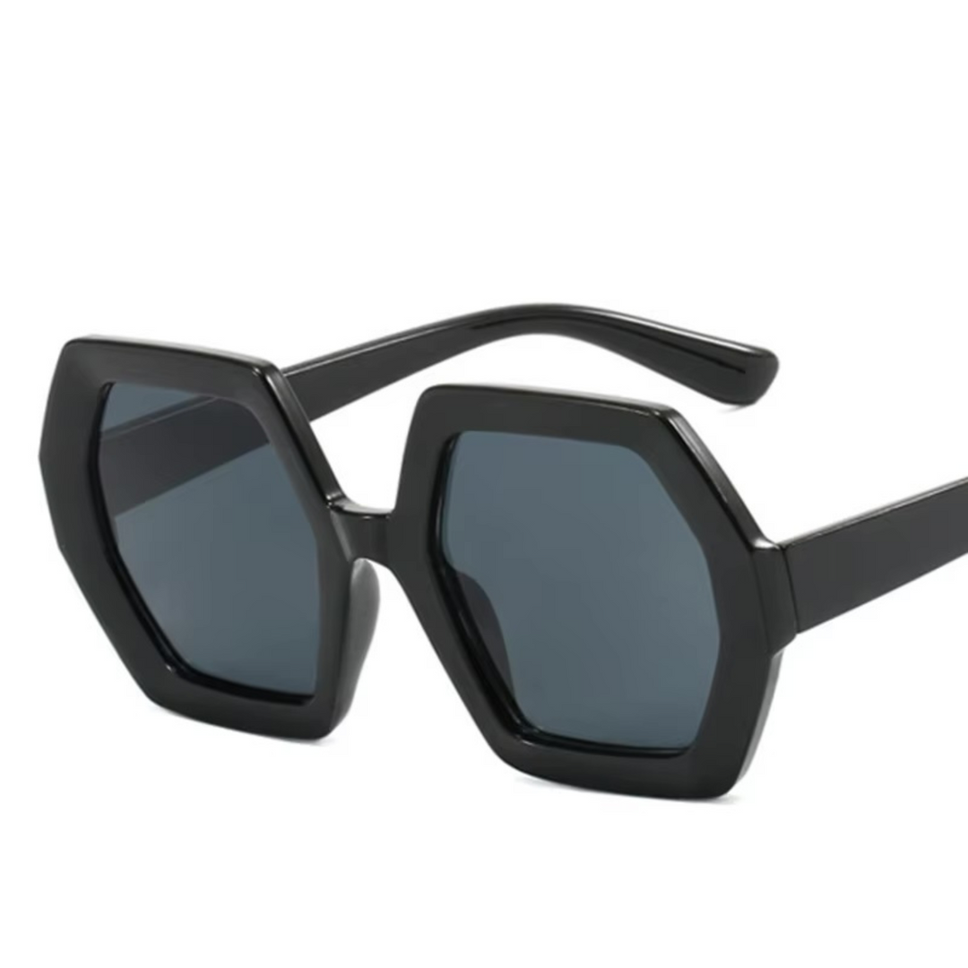 Reboto™ | Bold Elegance – Oversized Polygon Sunglasses