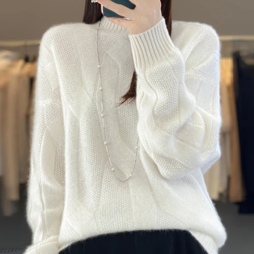 Sienna™️ | Loose Knit Wool Jumper