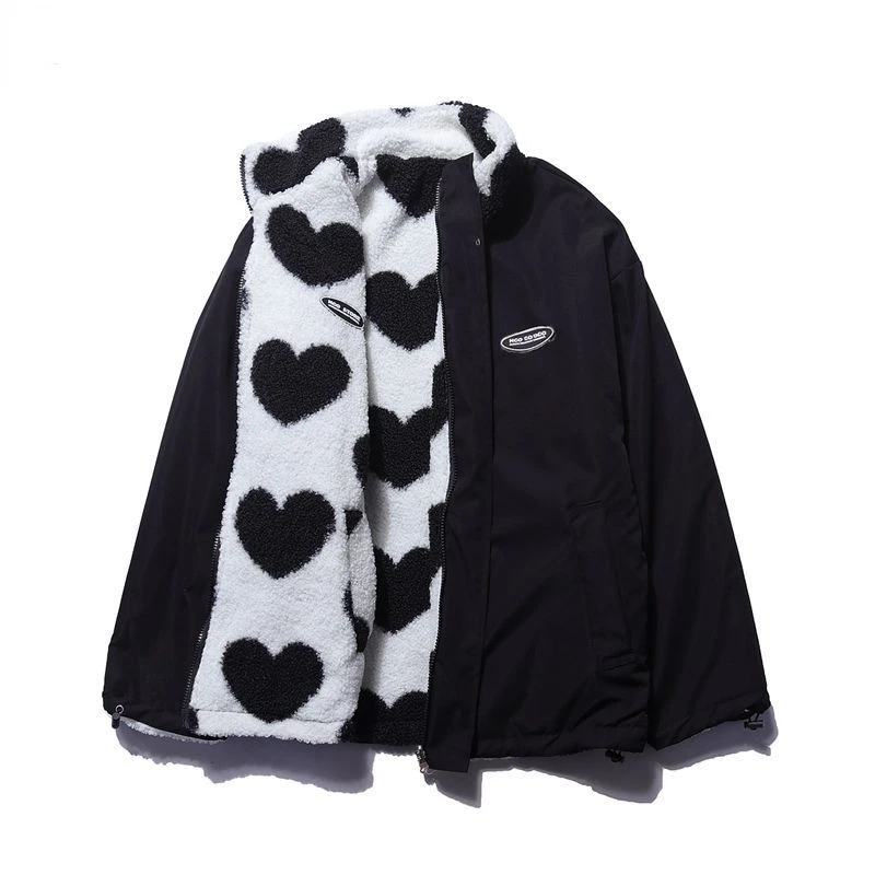 Amouré™️ | Reversible Heart Fleece Jacket