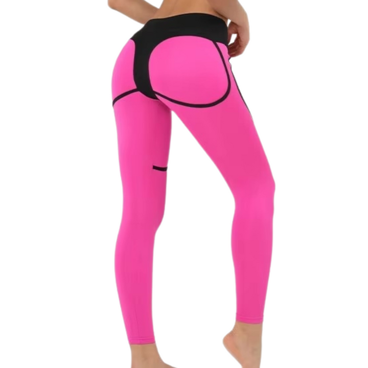 PulseLine Fusion™ | Seamless Spliced High-Waist Leggings
