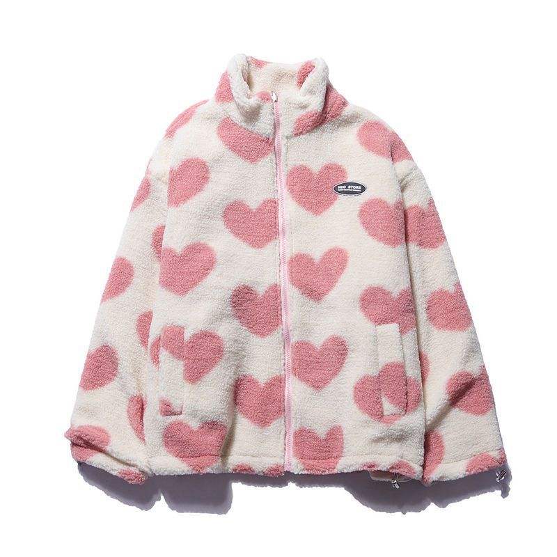 Amouré™️ | Reversible Heart Fleece Jacket