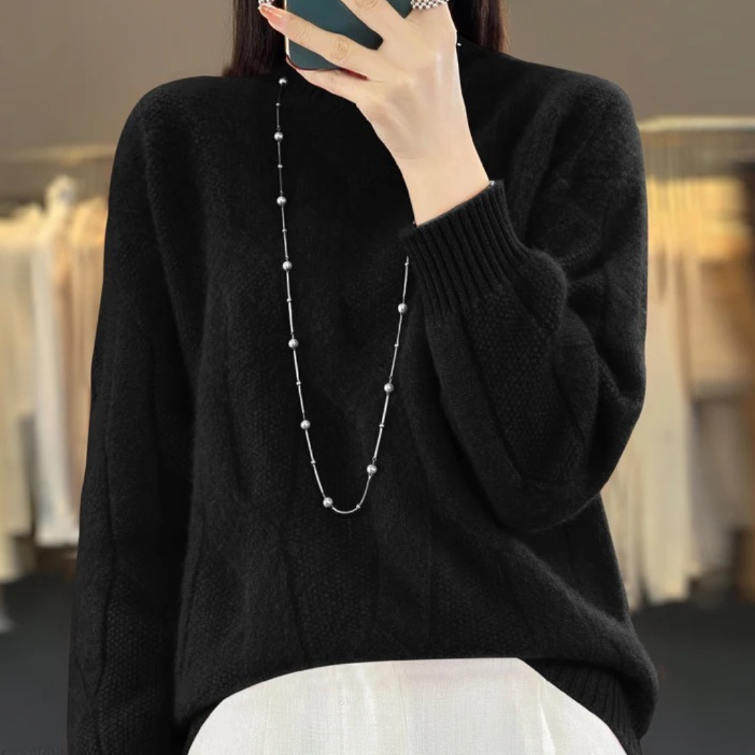 Sienna™️ | Loose Knit Wool Jumper