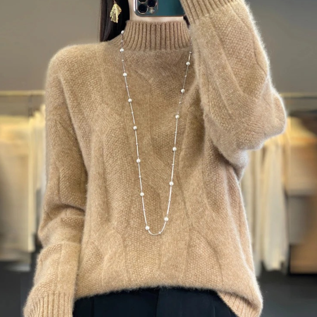 Sienna™️ | Loose Knit Wool Jumper