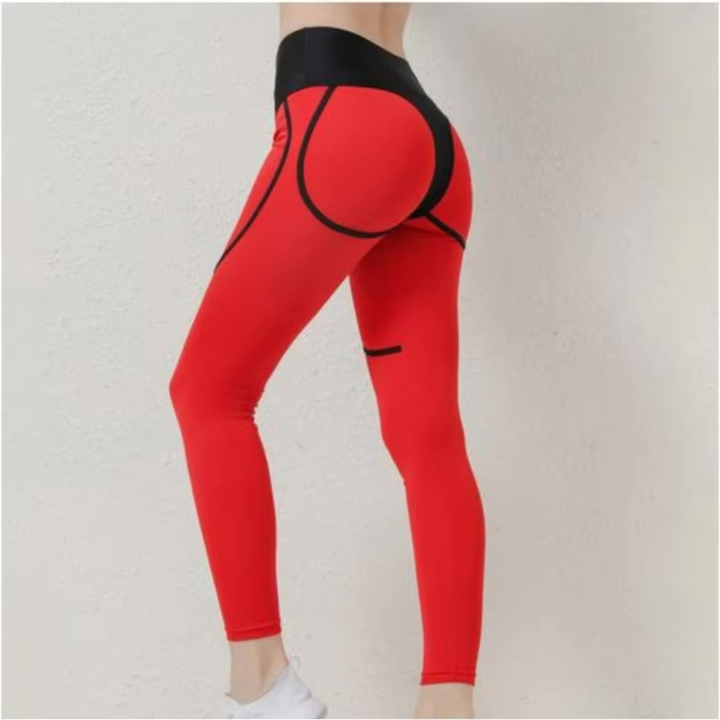 PulseLine Fusion™ | Seamless Spliced High-Waist Leggings
