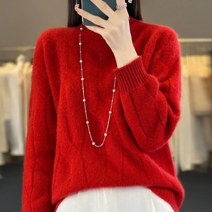 Sienna™️ | Loose Knit Wool Jumper