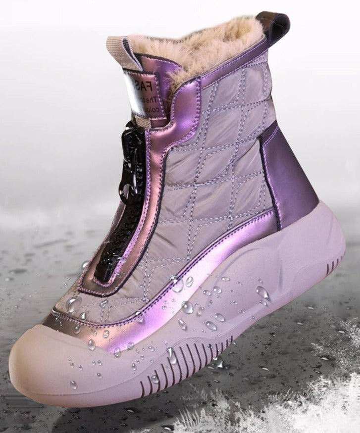 Solenne™️ | Waterproof Ankle Boots with Practical Elegance