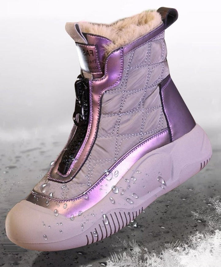 Solenne™️ | Waterproof Ankle Boots with Practical Elegance