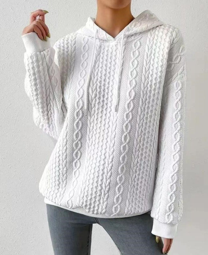 Isola™️ | Hooded Jacquard Jumper