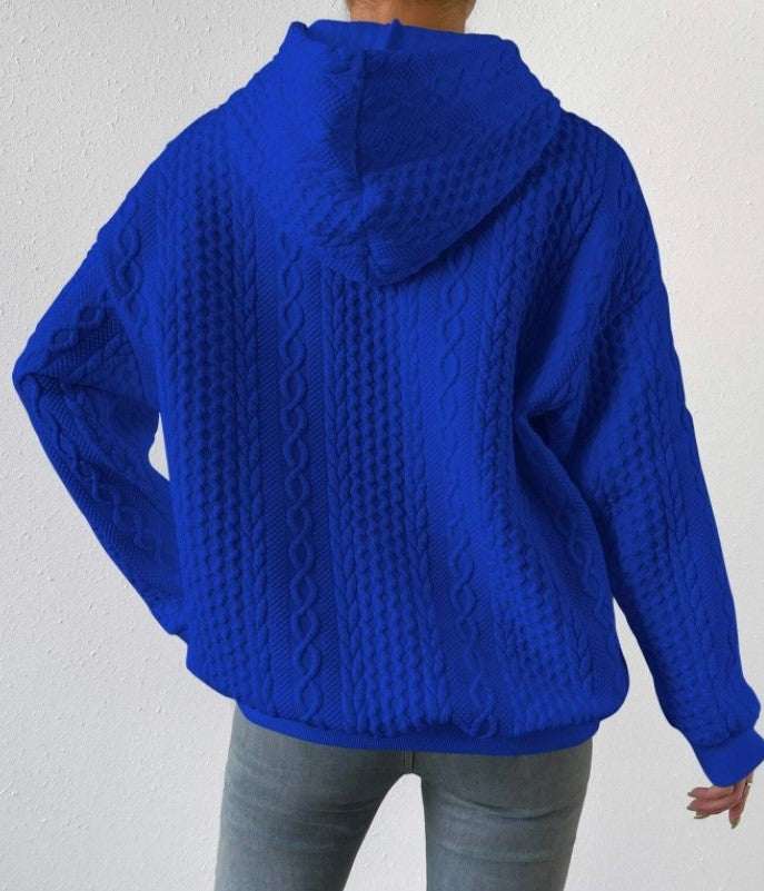 Isola™️ | Hooded Jacquard Jumper