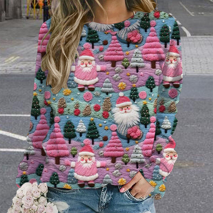 Festivina™️ | Cosy Christmas Santa 3D Print Sweatshirt