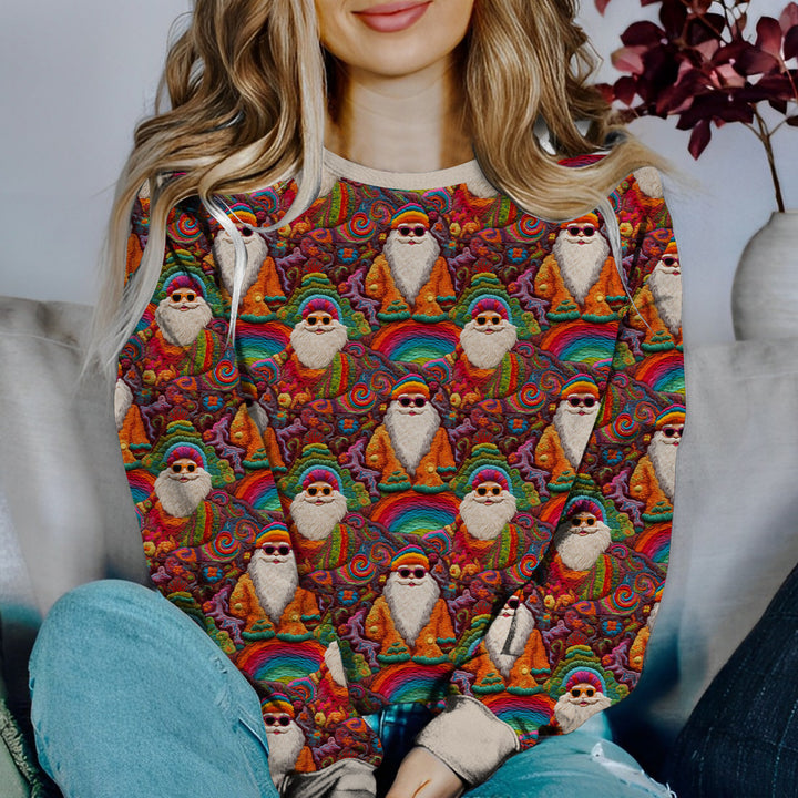 Festivina™️ | Cosy Christmas Santa 3D Print Sweatshirt