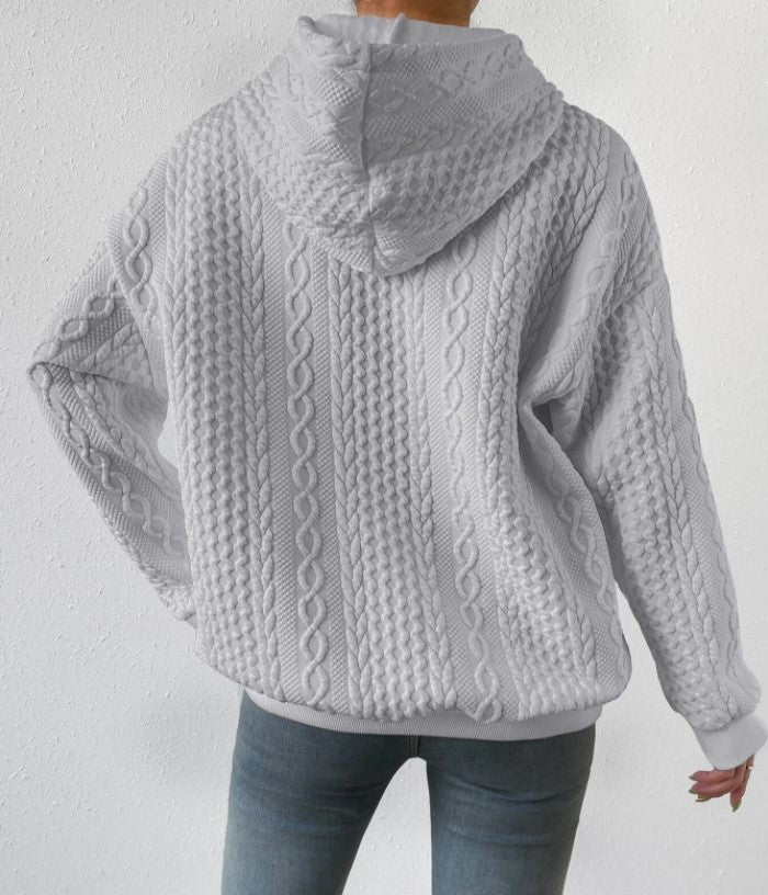 Isola™️ | Hooded Jacquard Jumper