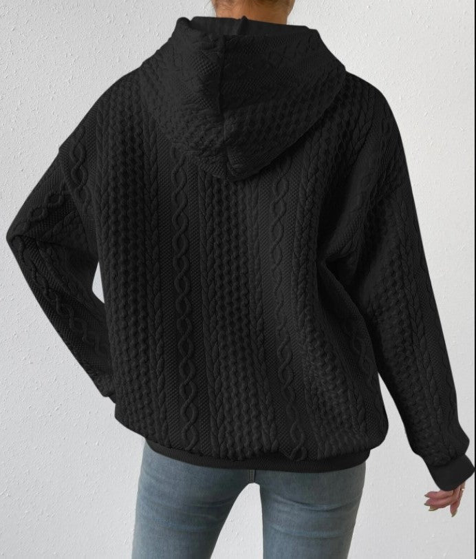 Isola™️ | Hooded Jacquard Jumper