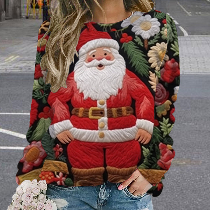 Festivina™️ | Cosy Christmas Santa 3D Print Sweatshirt