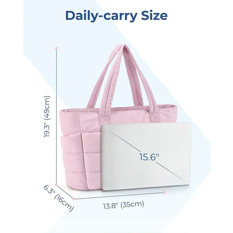 StyleEase CarryAll™ | Comfortably Stylish Puffer Tote Bag