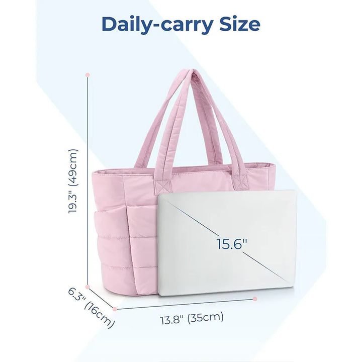 StyleEase CarryAll™ | Comfortably Stylish Puffer Tote Bag