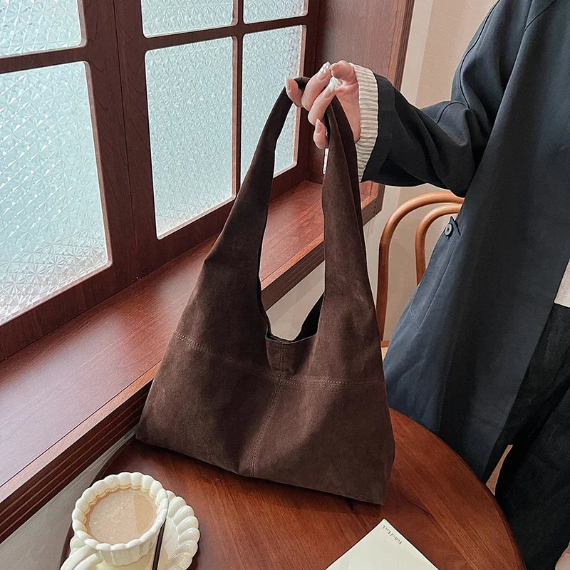 Elisanne™️ | Faux Suede Casual Shoulder Bag