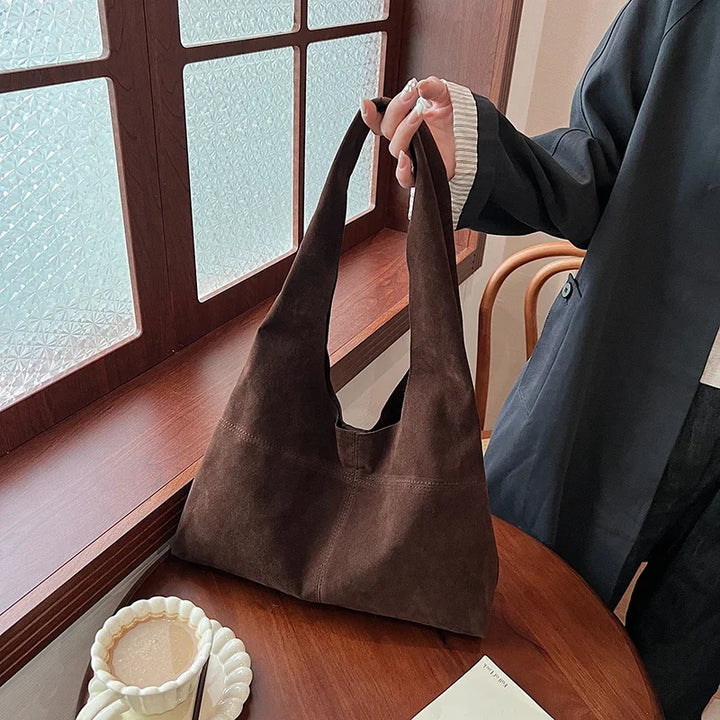 Elisanne™️ | Faux Suede Casual Shoulder Bag