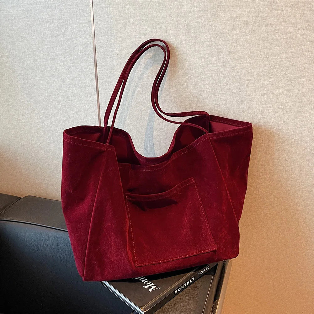 Velana™️ | Suede Shoulder Tote Bag