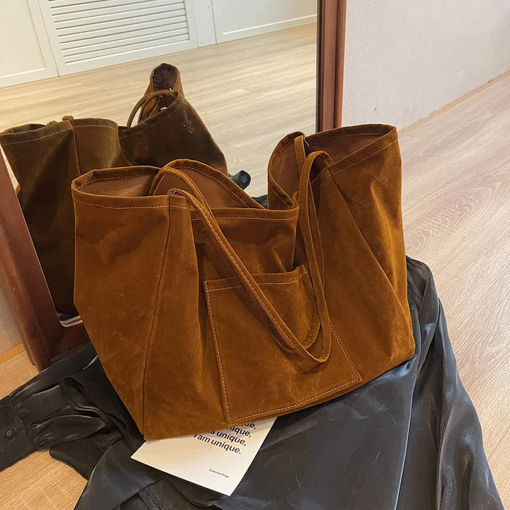 Velana™️ | Suede Shoulder Tote Bag