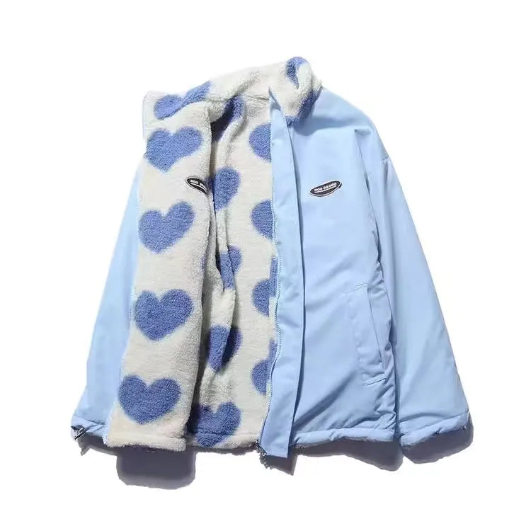 Amouré™️ | Reversible Heart Fleece Jacket