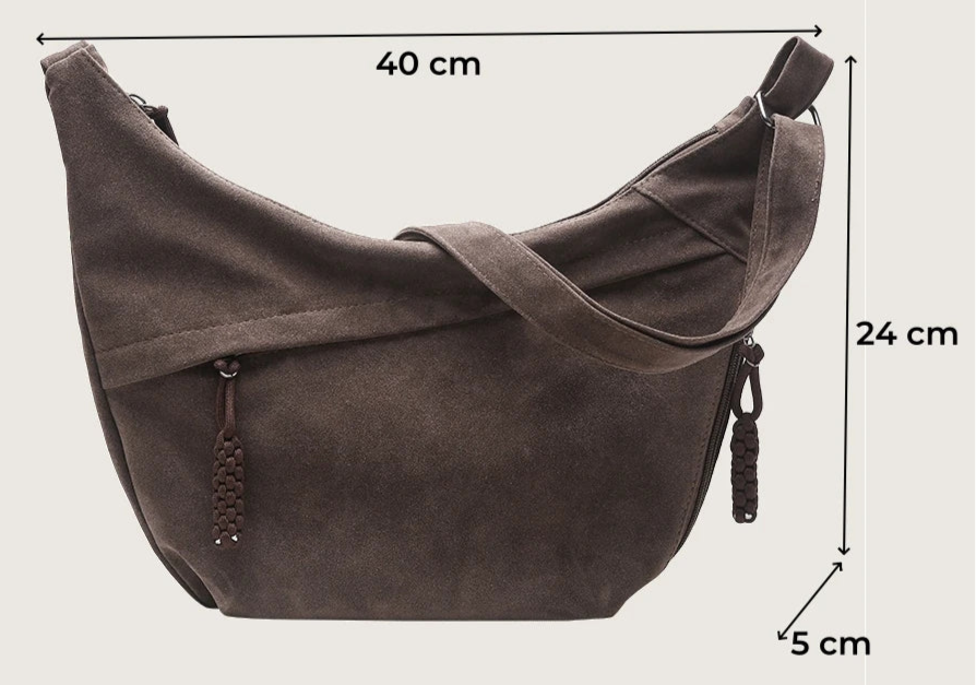 Marcelle™️ | Retro Suede Crossbody Hobo Bag