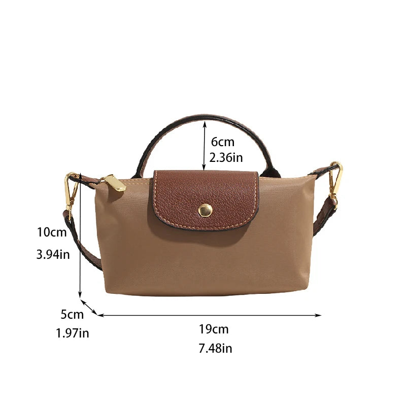 Elista Charm™ | Compact Nylon Shoulder Bag