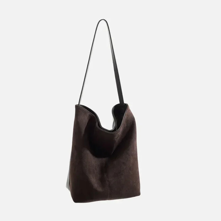 Marcheline™️ | Luxe Suede Bucket Shoulder Bag