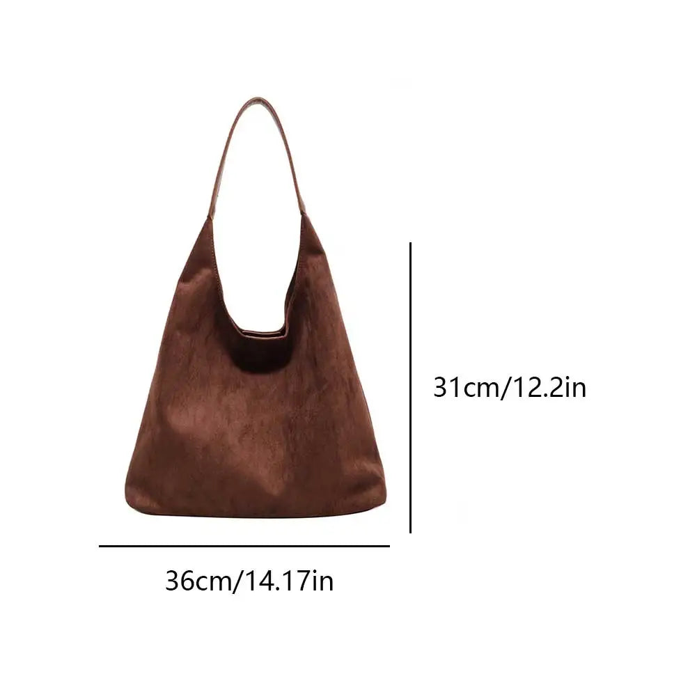 Gianna™️ | Retro Suede Shoulder Tote