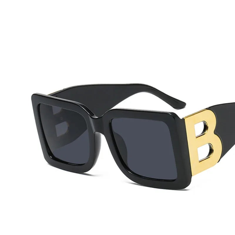 Bellona™️ | Oversized Square B-Accent Sunglasses