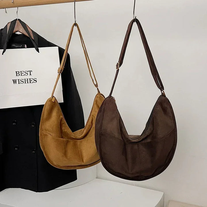 Davana™️ | Suede Crossbody Hobo Bag