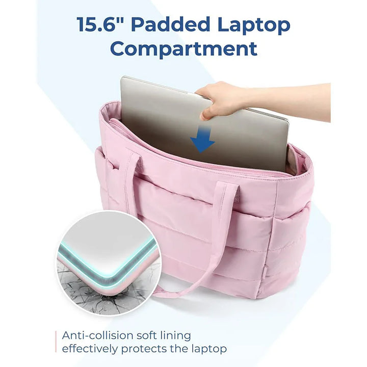 StyleEase CarryAll™ | Comfortably Stylish Puffer Tote Bag