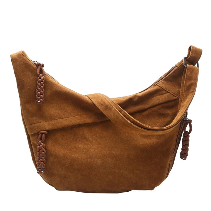 Marcelle™️ | Retro Suede Crossbody Hobo Bag