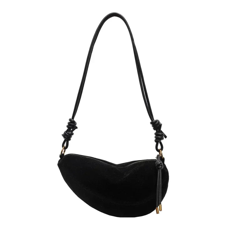 Celestia™️ | Suede Dumpling Crossbody Bag