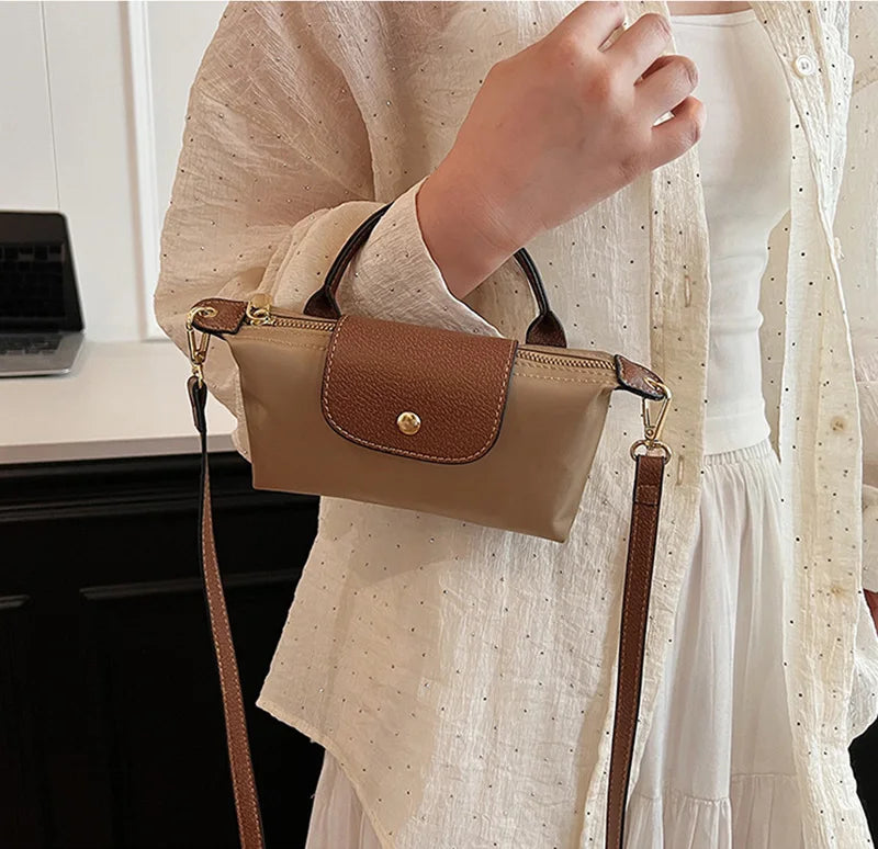 Elista Charm™ | Compact Nylon Shoulder Bag