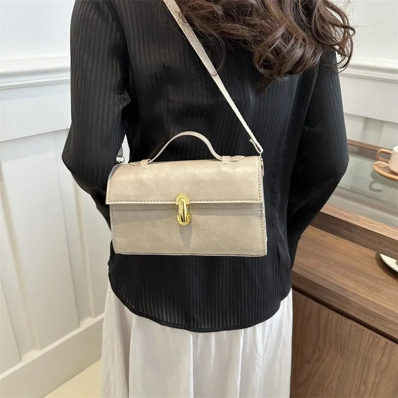 Esme™️ | Retro Lock Buckle Crossbody Bag