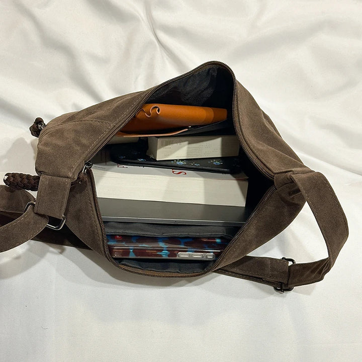Marcelle™️ | Retro Suede Crossbody Hobo Bag