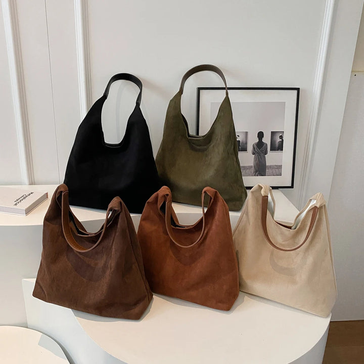 Gianna™️ | Retro Suede Shoulder Tote