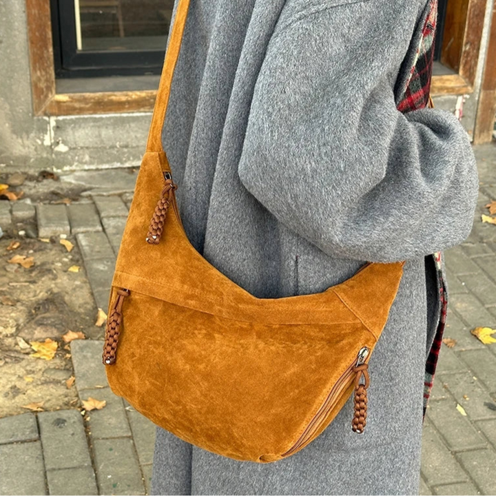 Marcelle™️ | Retro Suede Crossbody Hobo Bag