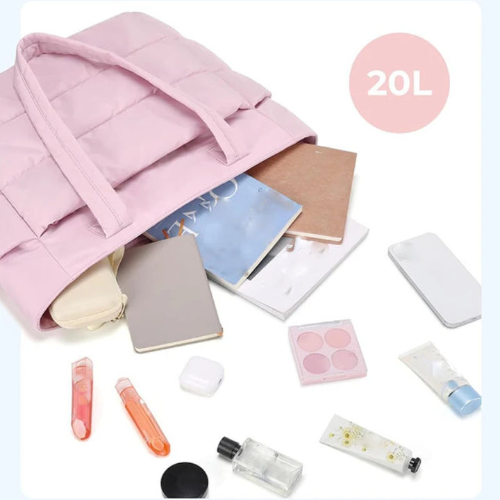 StyleEase CarryAll™ | Comfortably Stylish Puffer Tote Bag