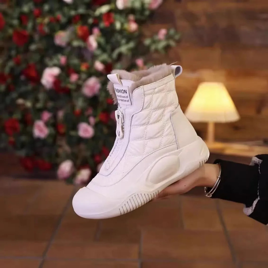 Solenne™️ | Waterproof Ankle Boots with Practical Elegance