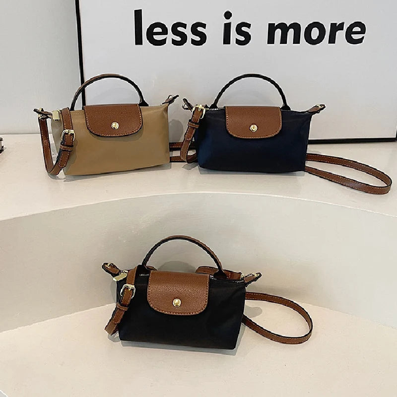 Elista Charm™ | Compact Nylon Shoulder Bag