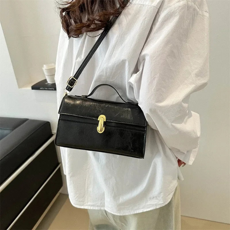Esme™️ | Retro Lock Buckle Crossbody Bag