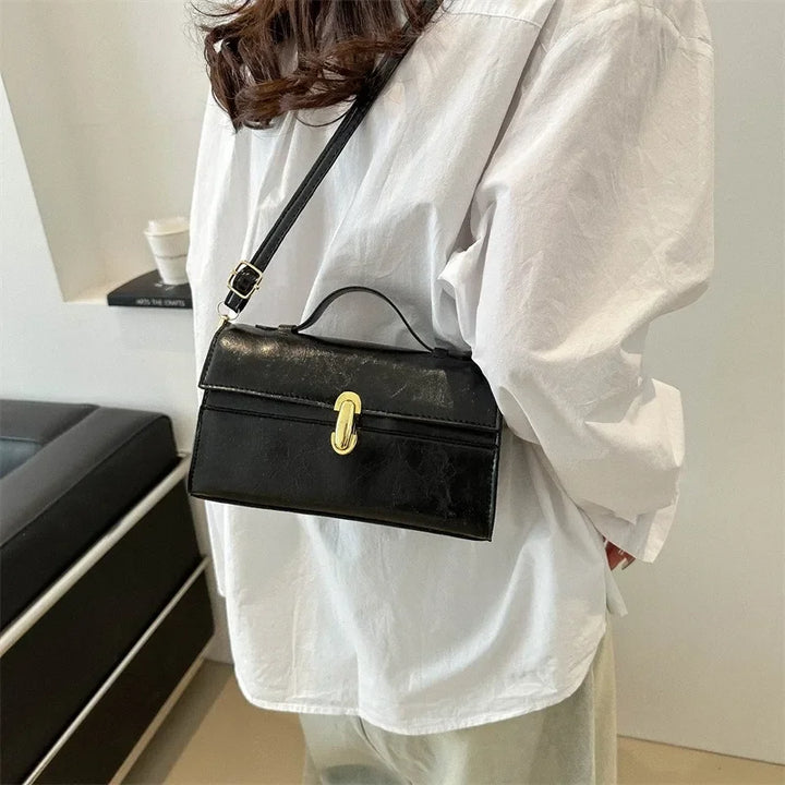 Esme™️ | Retro Lock Buckle Crossbody Bag
