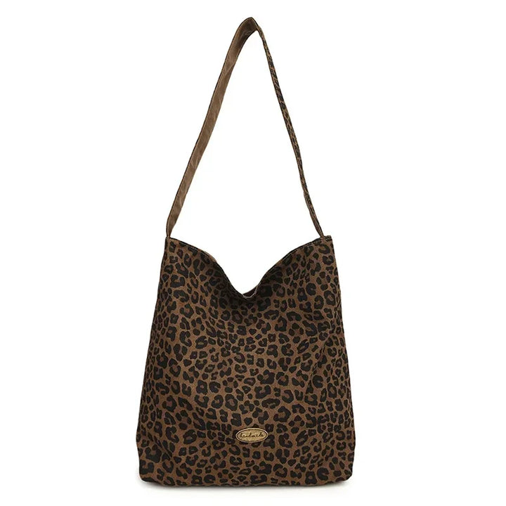 Leorna™️ | Leopard Print Nylon Shoulder Bag