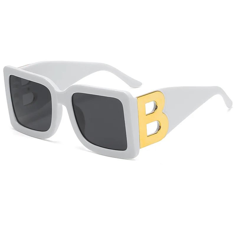 Bellona™️ | Oversized Square B-Accent Sunglasses