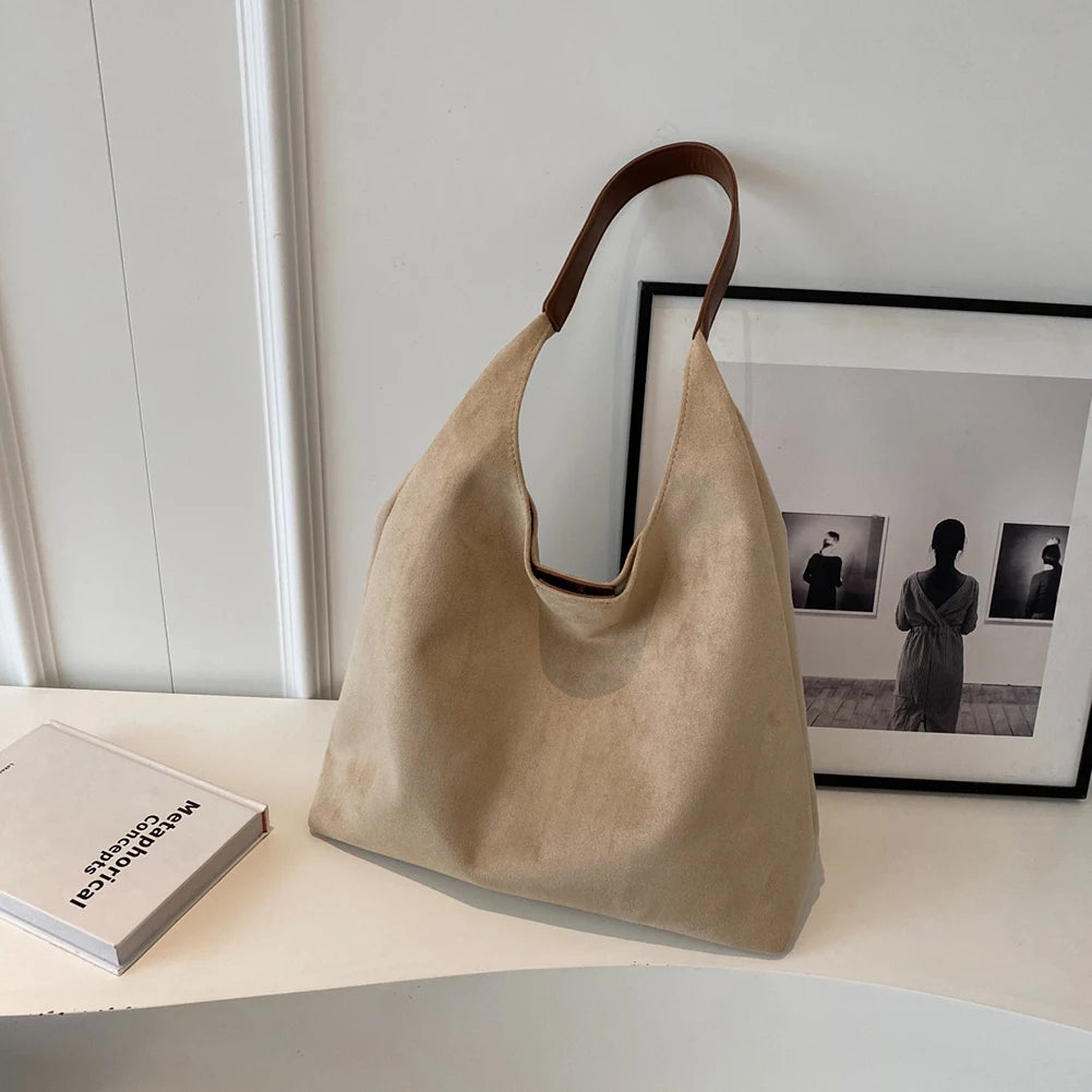 Gianna™️ | Retro Suede Shoulder Tote