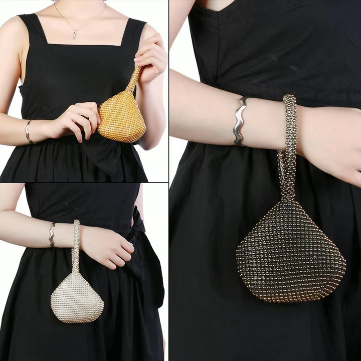 Stellara™️ | Radiant Rhinestone Evening Bag